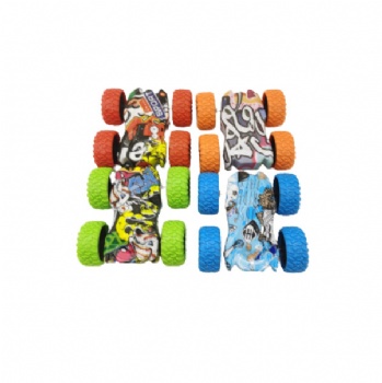 Friction flip graffiti car toy candy