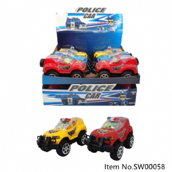 pulling wire police car with light