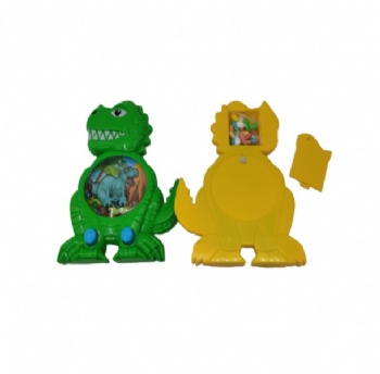 new cartoon dinosaur water game toy candy