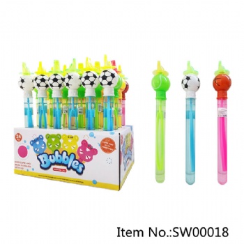 29cm whistle sport balls bubble stick