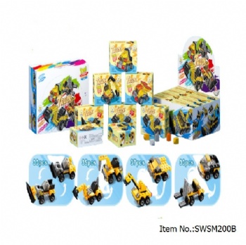 building truck  block toy series