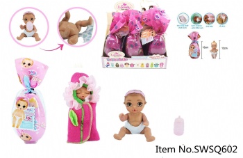 6''Baby Born doll with niple and drink water to pee