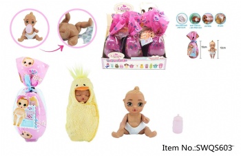 6''Baby Born doll with niple and drink water to pee