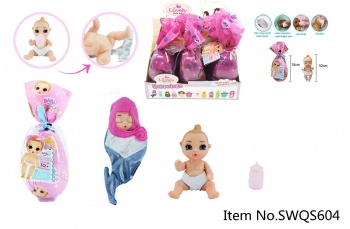 6''Baby Born doll with niple and drink water to pee