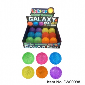 Light-up snow  bouncy ball