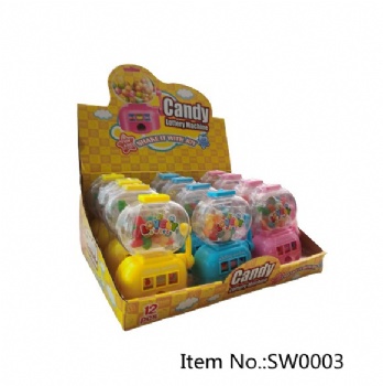 Jackpot gum machine candy toy