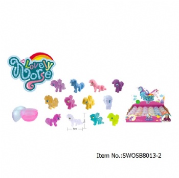 lovely horse surprise egg toy