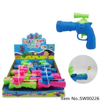 New and good quality lollipop gun toy candy