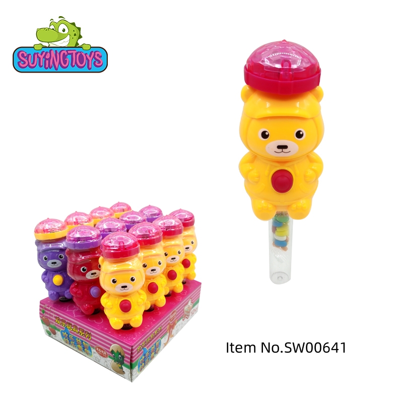 2025new-lovely bear spinning top-toy-candy