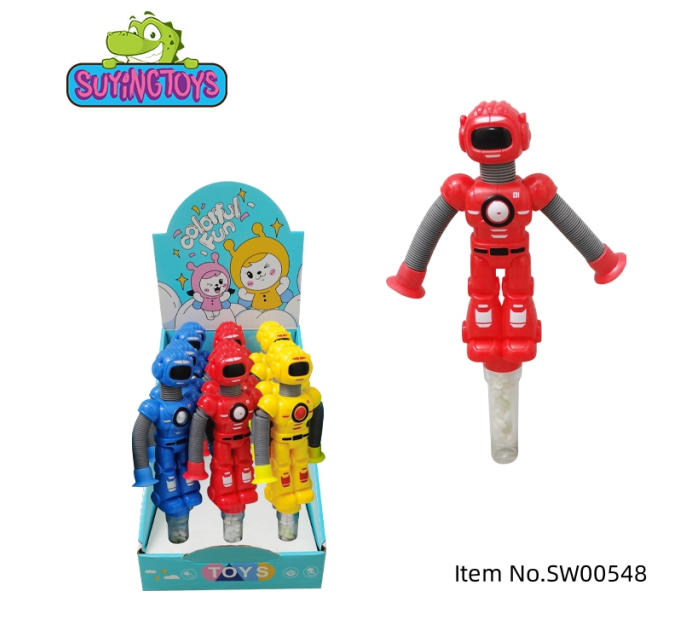 2025new-robot pull tube-toy-candy