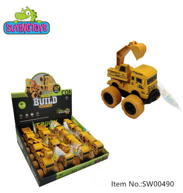 2025new-friction stunt building car-toy-candy