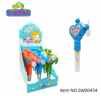2025new-handoperated cartoon fan-toy-candy
