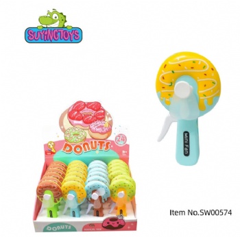 2025new-sweet donut pressed fan-toy-candy