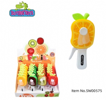 2025new-lovely fruit hand pressed fan-toy-candy