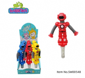 2025new-robot pull tube-toy-candy